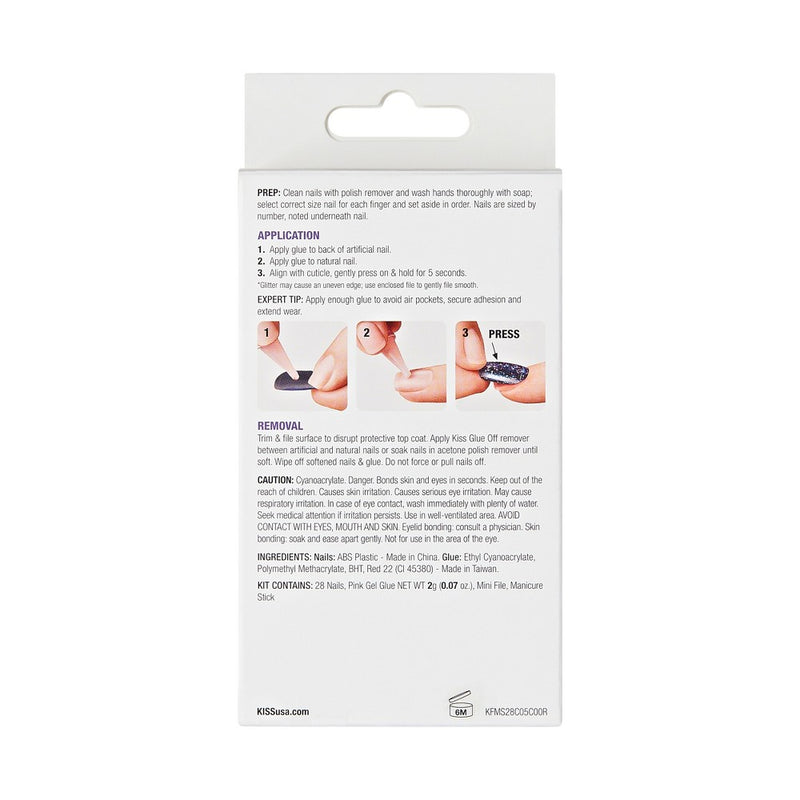 KISS Products Fake Nails - Late At Night - 31ct