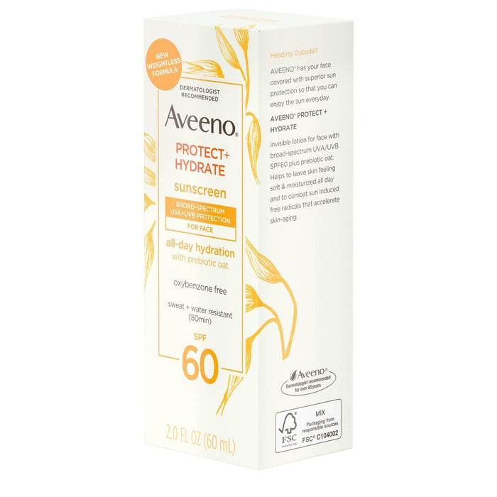 Aveeno Protect & Hydrate Sunscreen Face Lotion - SPF 60 - 2 fl oz