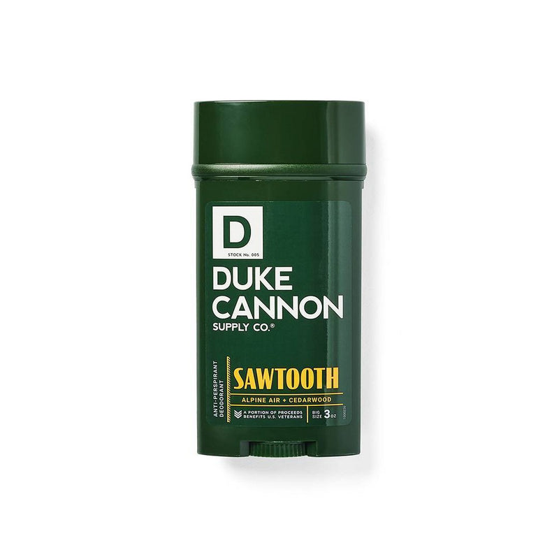 Duke Cannon Antiperspirant & Deodorant - Sawtooth - Maximum-Strength Antiperspirant for Men - Scented - 3 oz