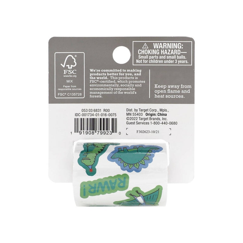Dino and Shark Sticker Rolls - Spritz