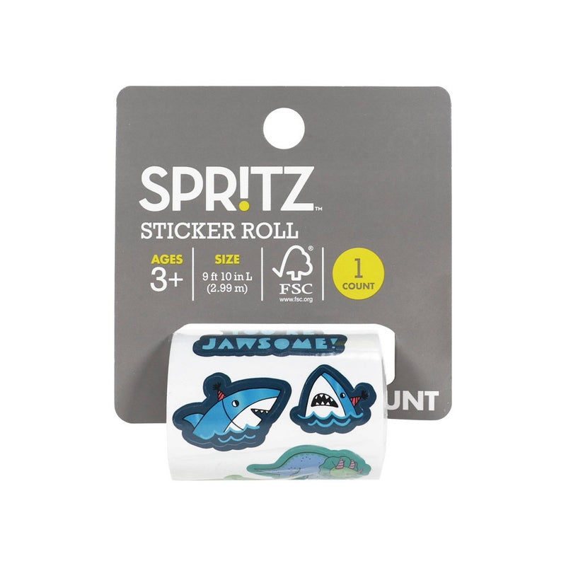 Dino and Shark Sticker Rolls - Spritz