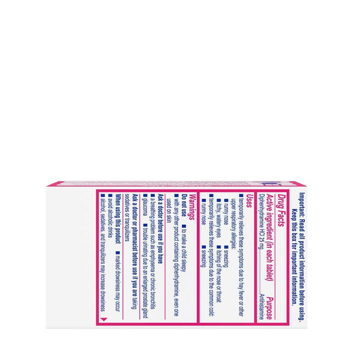 Benadryl Ultratab Allergy Relief Tablets - Diphenhydramine - 100ct