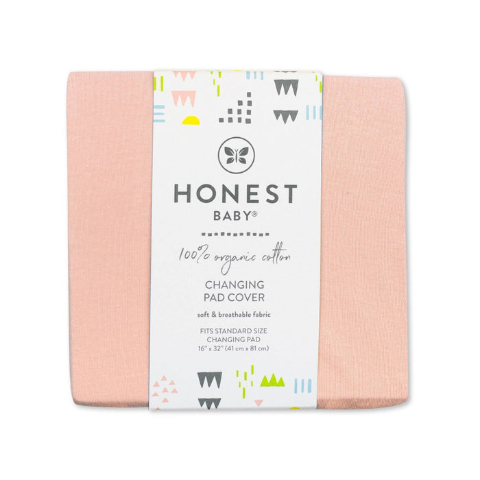 Honest Baby Organic Cotton Changing Pad Cover - Peach Skin