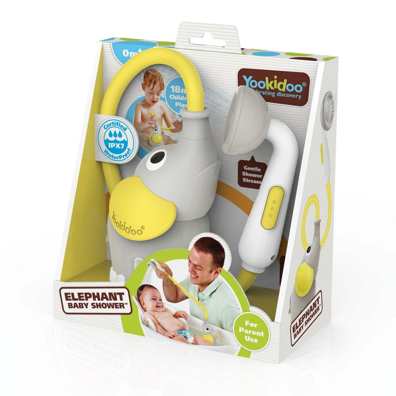 Yookidoo Elephant Baby Shower - Yellow
