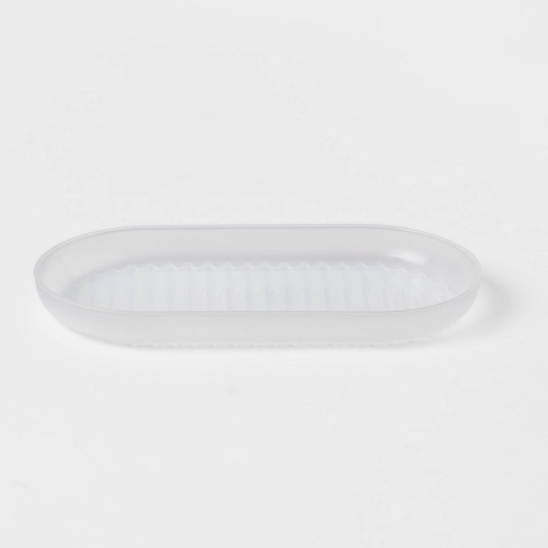 Plastic Soap Dish Clear - Room Essentials
