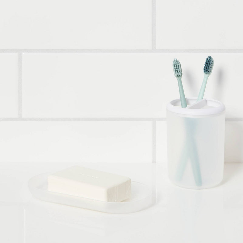 Plastic Soap Dish Clear - Room Essentials