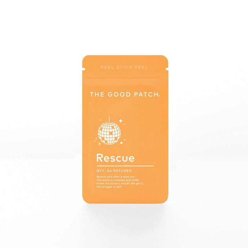 The Good Patch Rescue Plant-Based Vegan Wellness Patch - 4ct