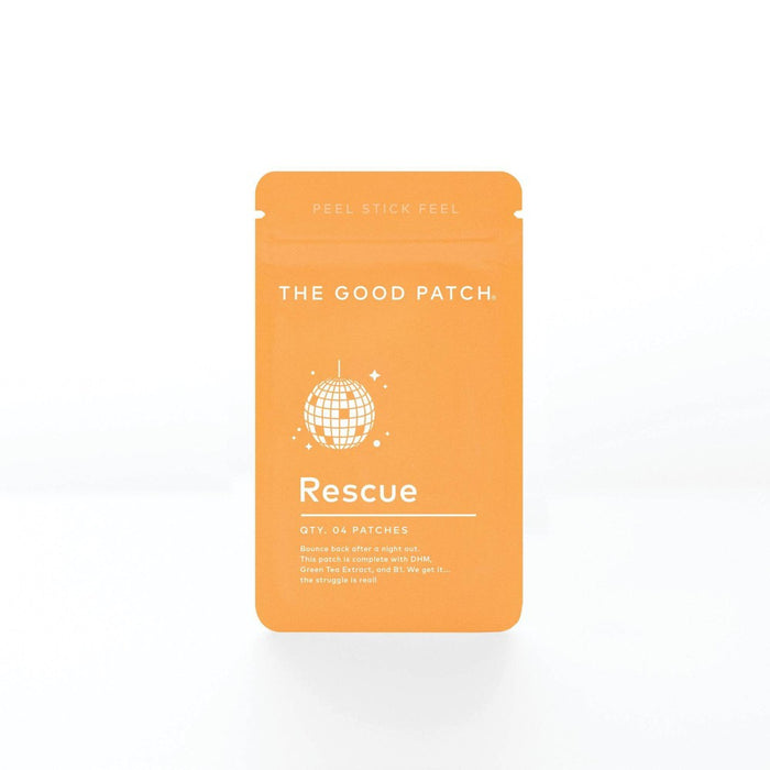 The Good Patch Rescue Plant-Based Vegan Wellness Patch - 4ct