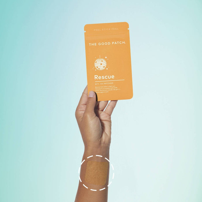 The Good Patch Rescue Plant-Based Vegan Wellness Patch - 4ct