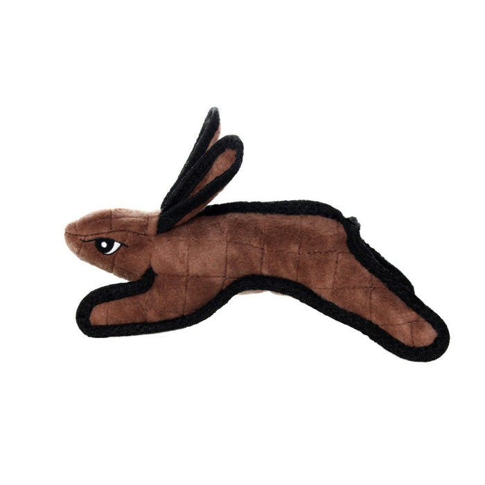 Tuffy Jr. Barnyard Rabbit Dog Toy - Brown