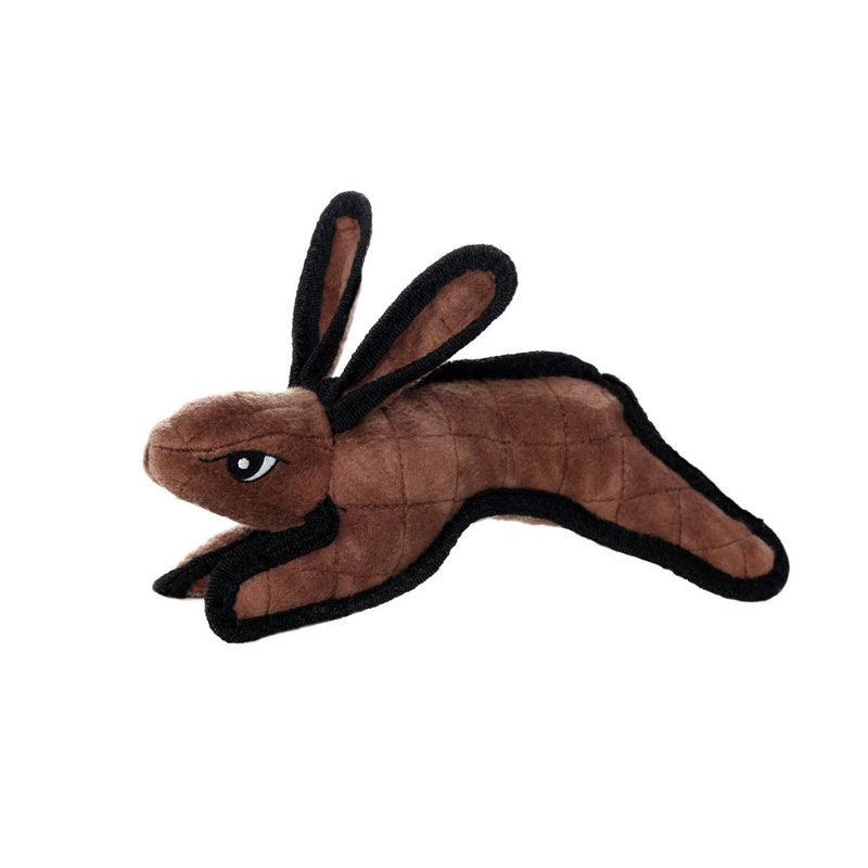 Tuffy Jr. Barnyard Rabbit Dog Toy - Brown