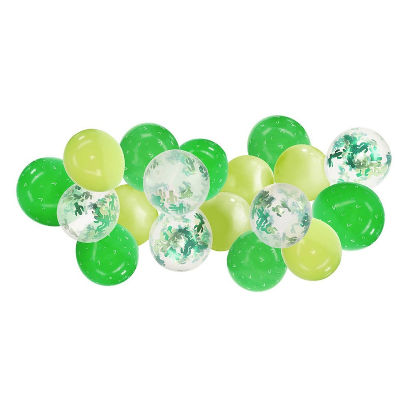 18ct Cactus Balloons Arch Green/Yellow/Off White - Spritz