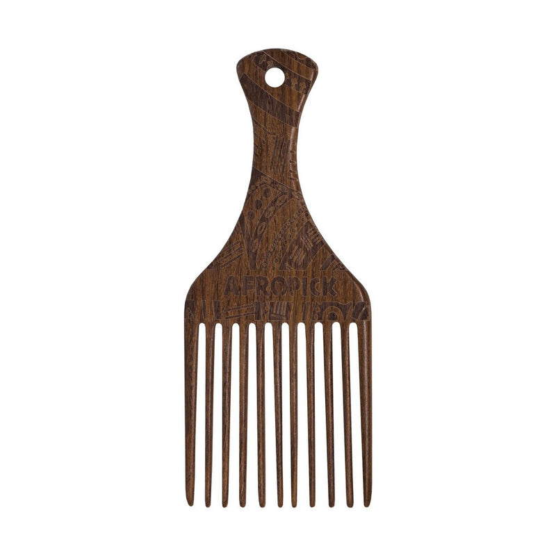 AFROPICK Hair Pick Engraved Hair Comb