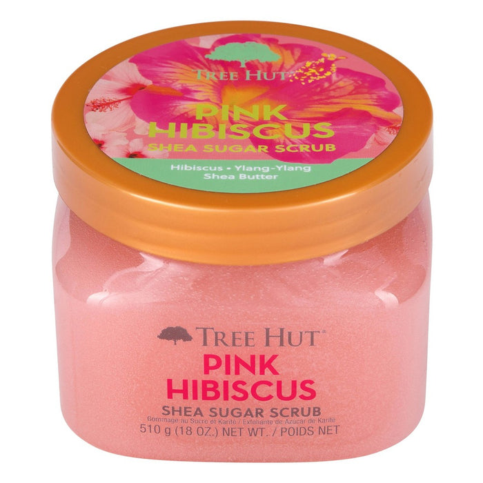 Tree Hut Pink Hibiscus Shea Sugar Body Scrub - 18oz