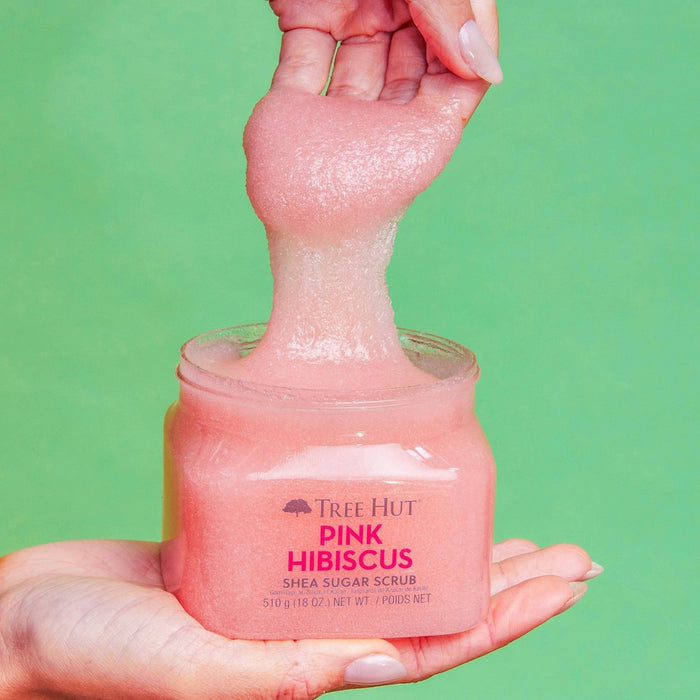 Tree Hut Pink Hibiscus Shea Sugar Body Scrub - 18oz