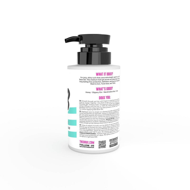The Doux 808 Base Botanical Curl Activating Hair Gel - 12 fl oz