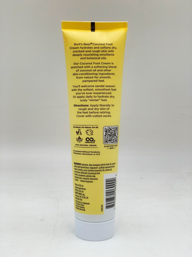 Burt's Bees Foot Cream - Coconut - 4.34oz