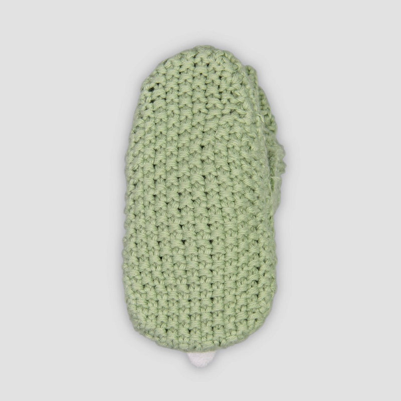 Carter's Just One You Baby Boys' Knitted Dino Slippers - Green
