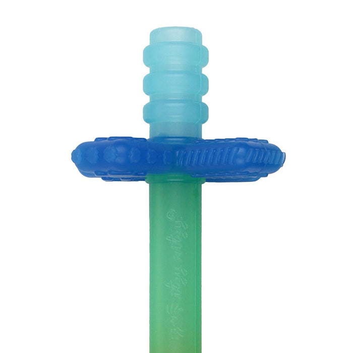 Itzy Ritzy Teensy Tubes Rattle and Teether - Blue and Red