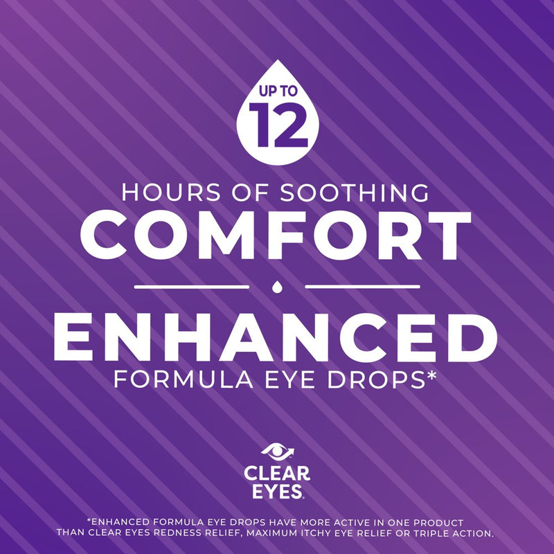 Clear Eyes Complete 7 Symptom Relief Eye Drops, Multi-Symptom Relief - 0.5 fl oz