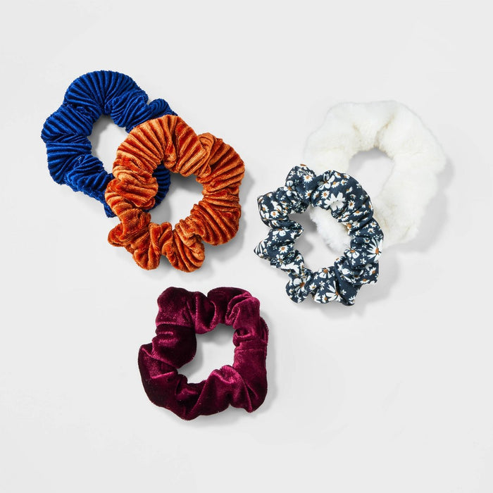 Girls' 6pk Hair Elastics Set - art class