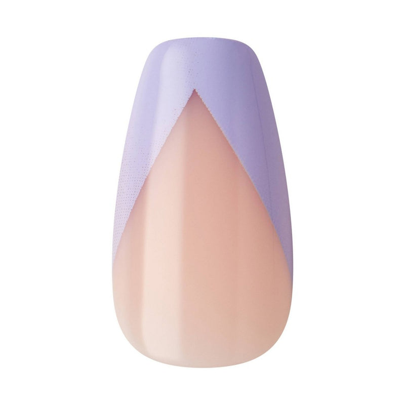 KISS Products Voguish Fantasy Medium Coffin Ready-To-Wear Fake Nails - Candies - 33ct