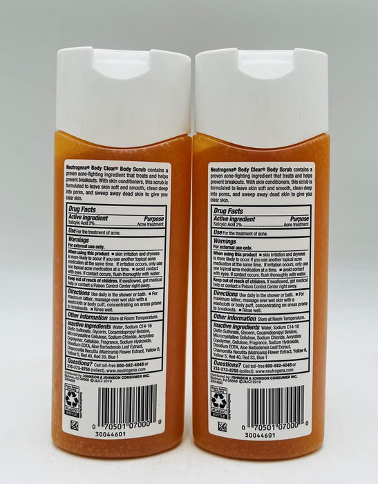 Neutrogena Body Clear Acne Scented Body Scrub with Salicylic Acid 10/25