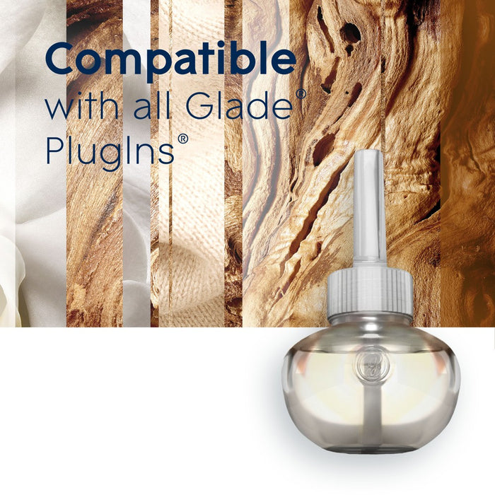Glade PlugIns Scented Oil Air Freshener Sheer Vanilla Embrace Refill - 1.34oz/2ct
