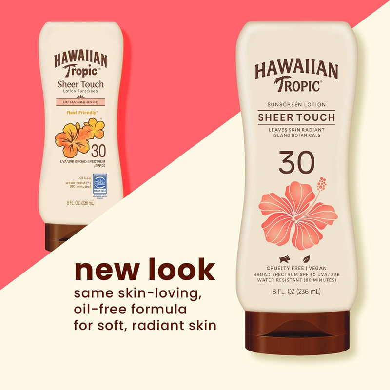 Hawaiian Tropic Sheer Touch Ultra Radiance Lotion Sunscreen - SPF 30 - 8oz