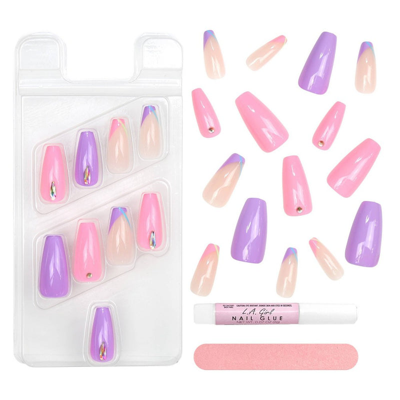 L.A. Girl Xtra Drama Fake Nails - Sweetie - 26pc