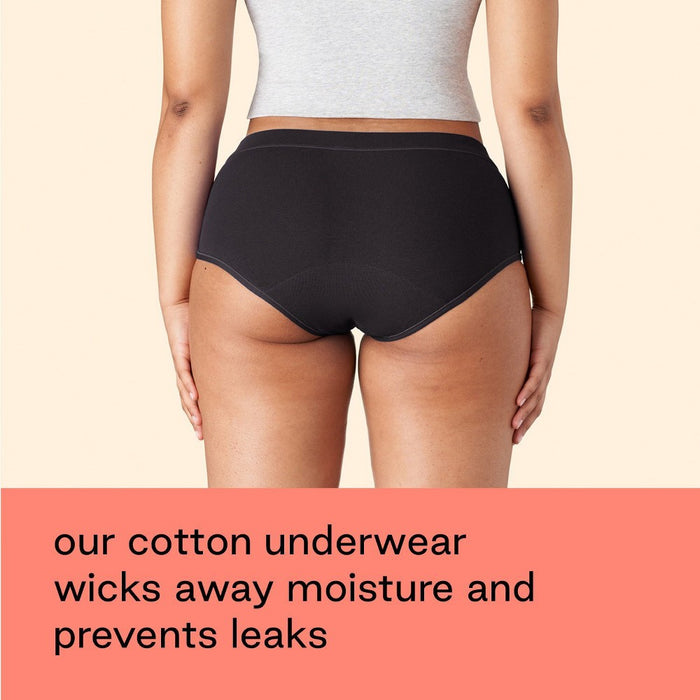 Thinx for All Women Briefs Period Underwear - Black XS