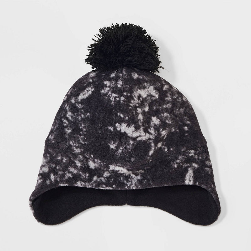 Boys' Tie-Dye Earflap Hat - Cat & Jack Black