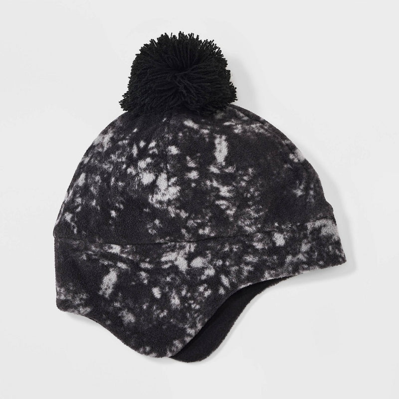 Boys' Tie-Dye Earflap Hat - Cat & Jack Black