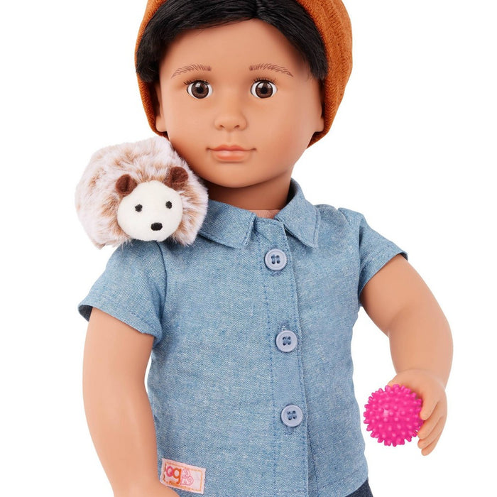Our Generation Mini Plush Pet Hedgehog Set for 18" Dolls