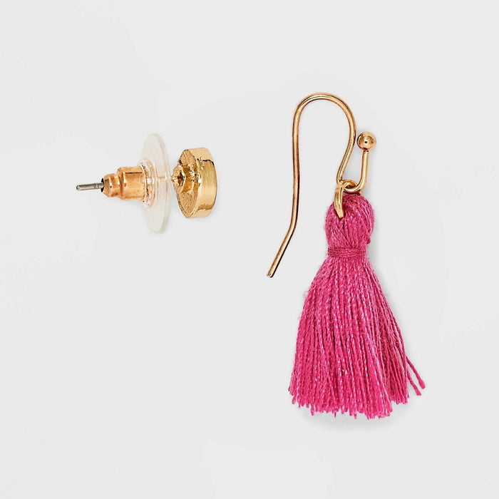 Girls' 9pk Studs and Tassel Drop Earring Set - Cat & Jack