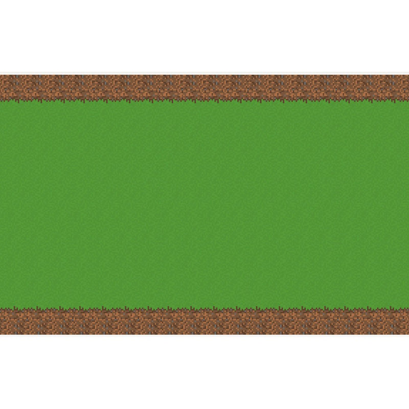 Minecraft 84"x54" Reusable Table Cover Green/Brown