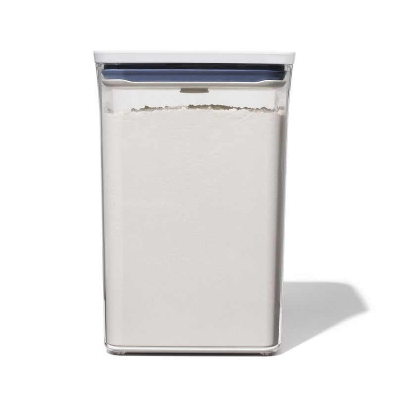 OXO POP 4.4qt Plastic Big Square Airtight Food Storage Container Clear
