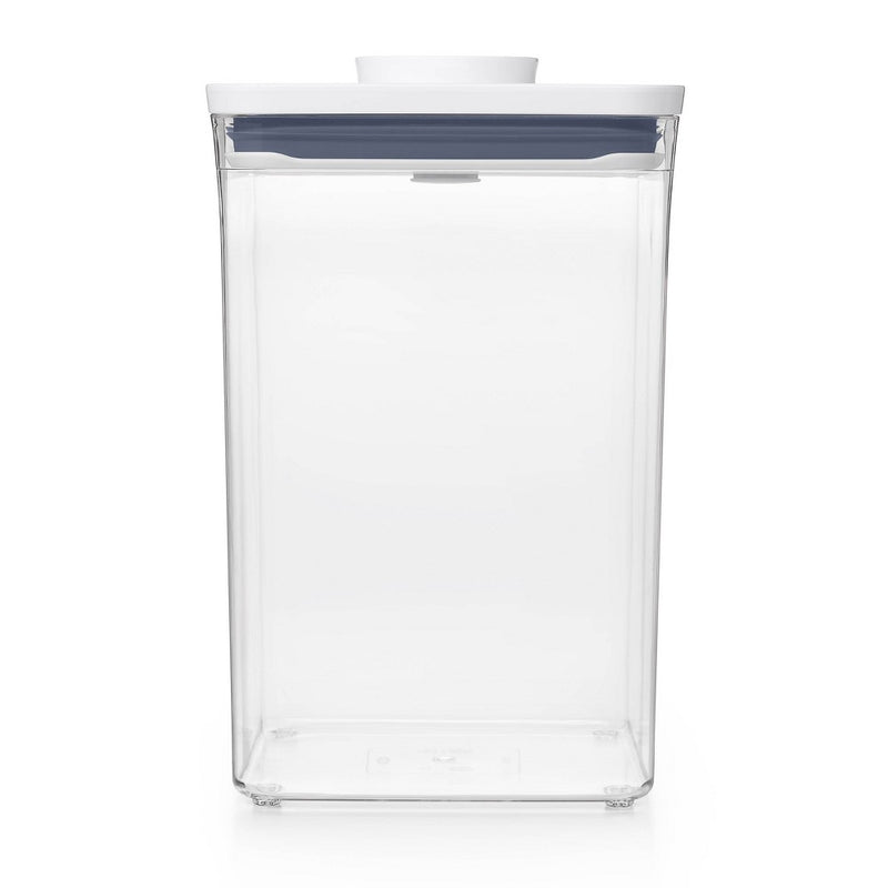 OXO POP 4.4qt Plastic Big Square Airtight Food Storage Container Clear