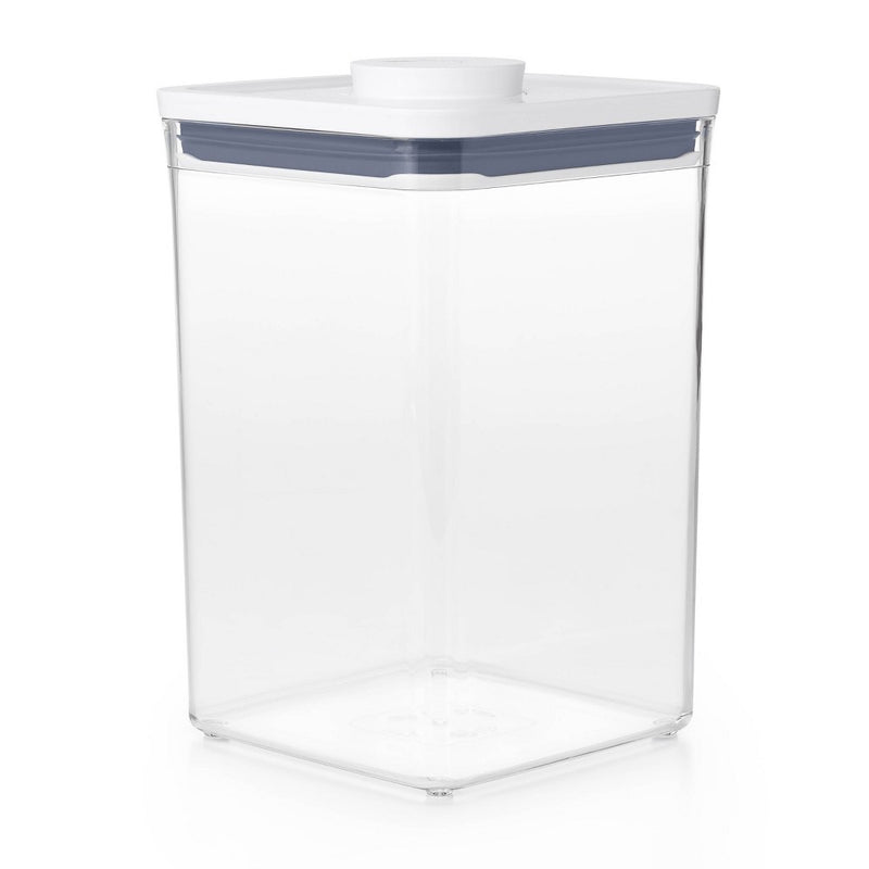 OXO POP 4.4qt Plastic Big Square Airtight Food Storage Container Clear