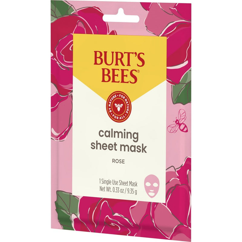 Burt's Bees Calming Rose Sheet Mask - 1pc
