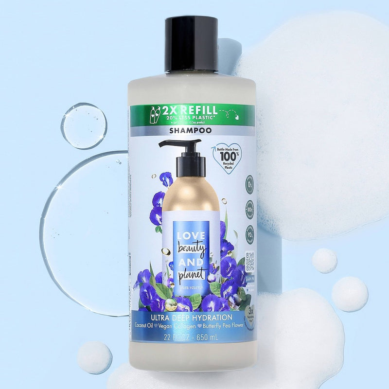 Love Beauty and Planet Pure Nourish Ultra Deep Hydration Shampoo Refill - 22 fl oz