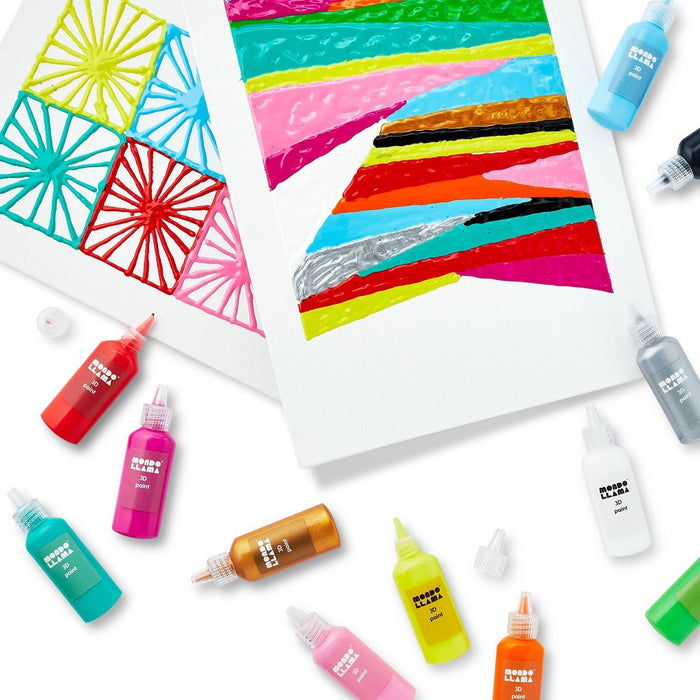 12ct 3D Multi-Surface Paints - Mondo Llama