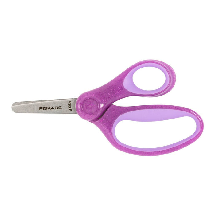 Fiskars 5" Sparkle SoftGrip Blunt Kids' Scissors Purple