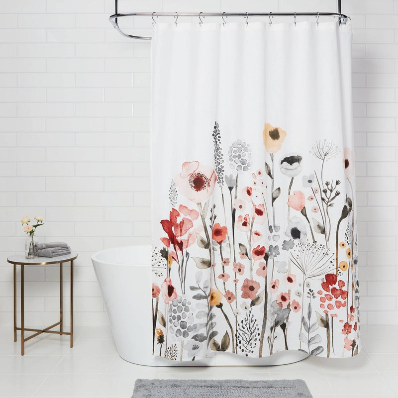 S Hook without Roller Ball Shower Curtain Rings Chrome - Made By Design