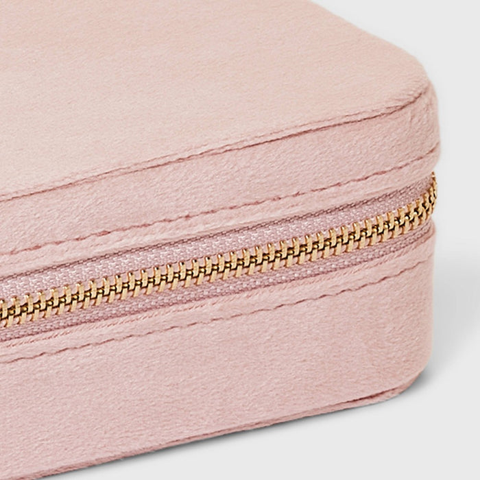 Velvet Rectangular Jewelry Organizer - A New Day Pink