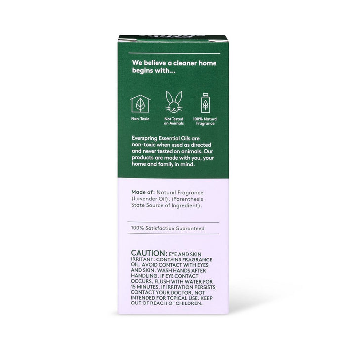 Lavender Pure Essential Oil - 0.5 floz - Everspring
