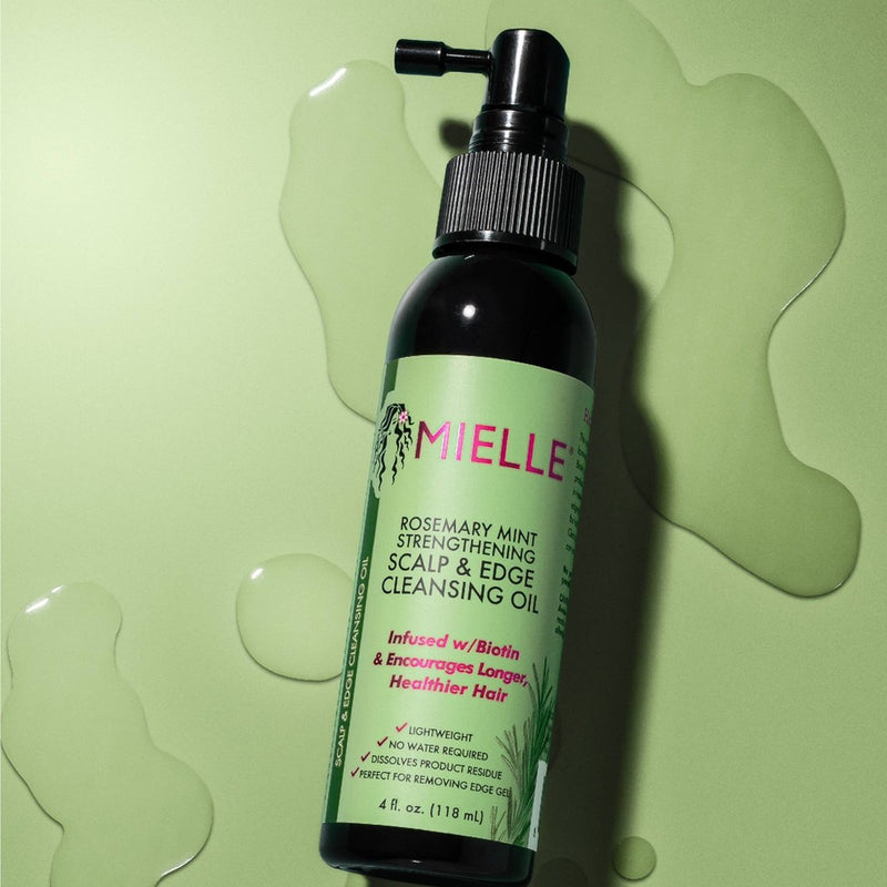 Mielle Organics Rosemary Mint Scalp & Edge Cleansing Hair Oil - 4 fl oz