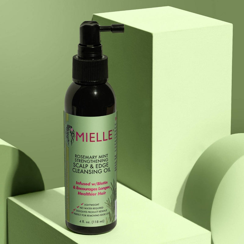 Mielle Organics Rosemary Mint Scalp & Edge Cleansing Hair Oil - 4 fl oz