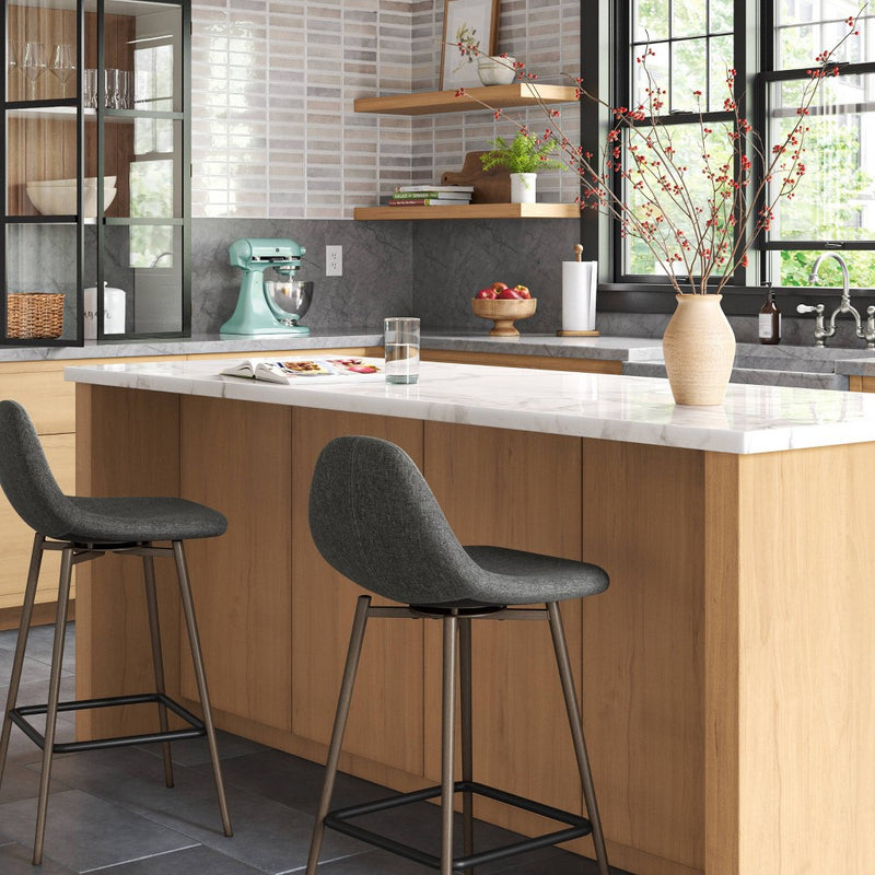 Copley Counter Height Barstool Dark Gray - Threshold (LOCAL PICKUP ONLY)
