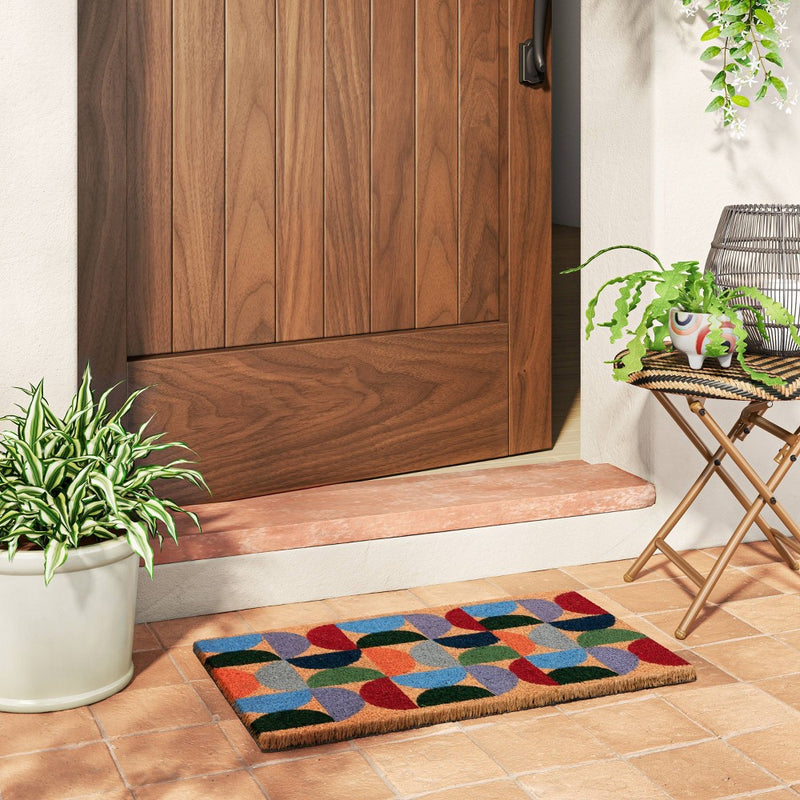 1'4"x2'4" Hemisphere Outdoor Doormat - Room Essentials (LOCAL PICKUP ONLY)